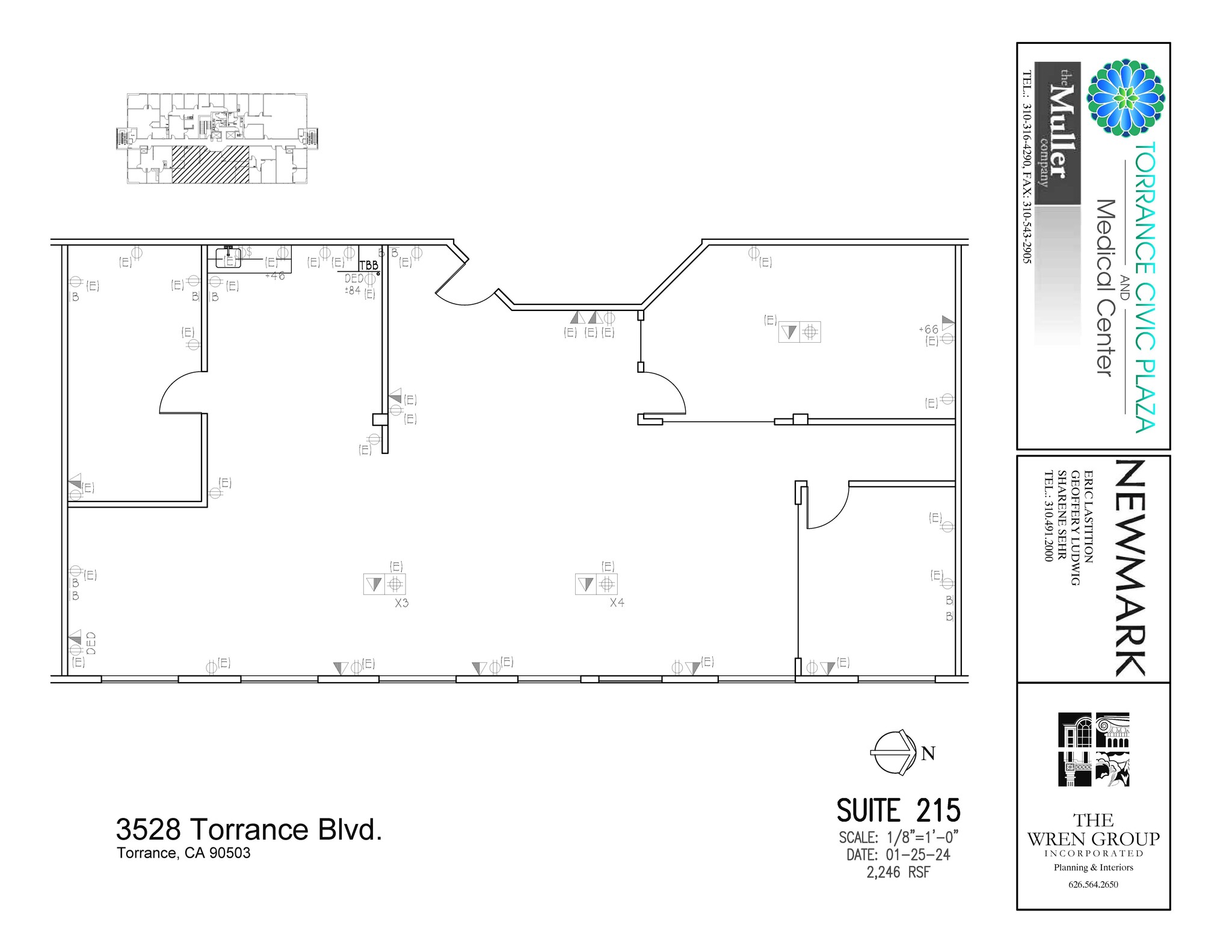 3400 Torrance Blvd, Torrance, CA for lease Floor Plan- Image 1 of 1