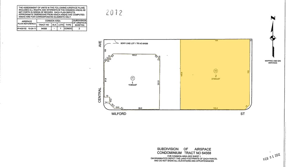 501 N Orange St, Glendale, CA for lease - Plat Map - Image 3 of 3