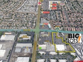 4751 White Ln, Bakersfield, CA - AERIAL  map view