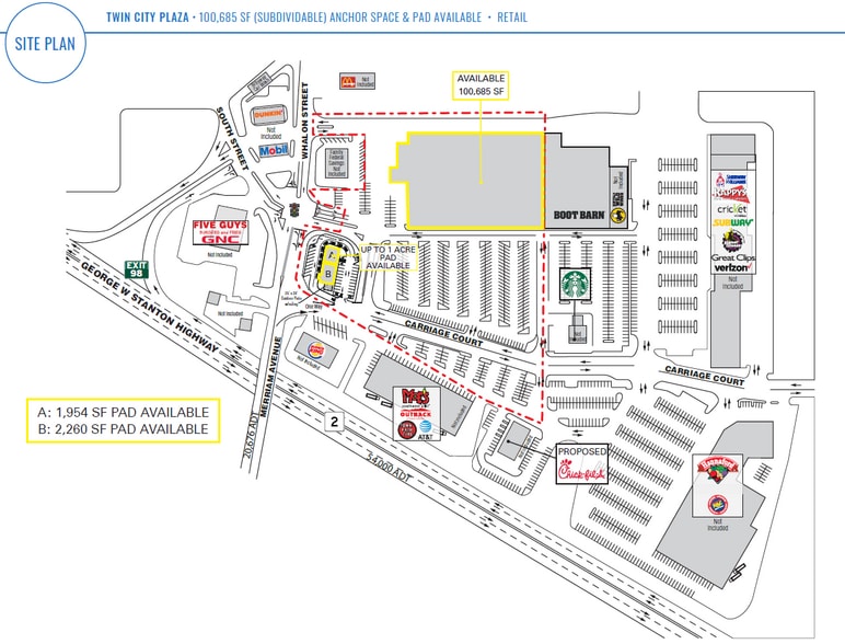 875-977 Merriam Ave, Leominster, MA for lease - Site Plan - Image 2 of 6