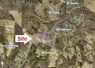 17002 Davidson- Concord Rd, Davidson, NC - aerial  map view