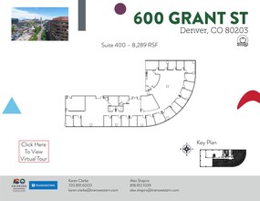 600 Grant St, Denver, CO for lease Site Plan- Image 1 of 2