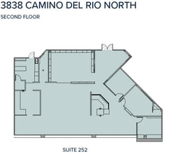 3838 Camino del Rio N, San Diego, CA for lease Floor Plan- Image 1 of 1