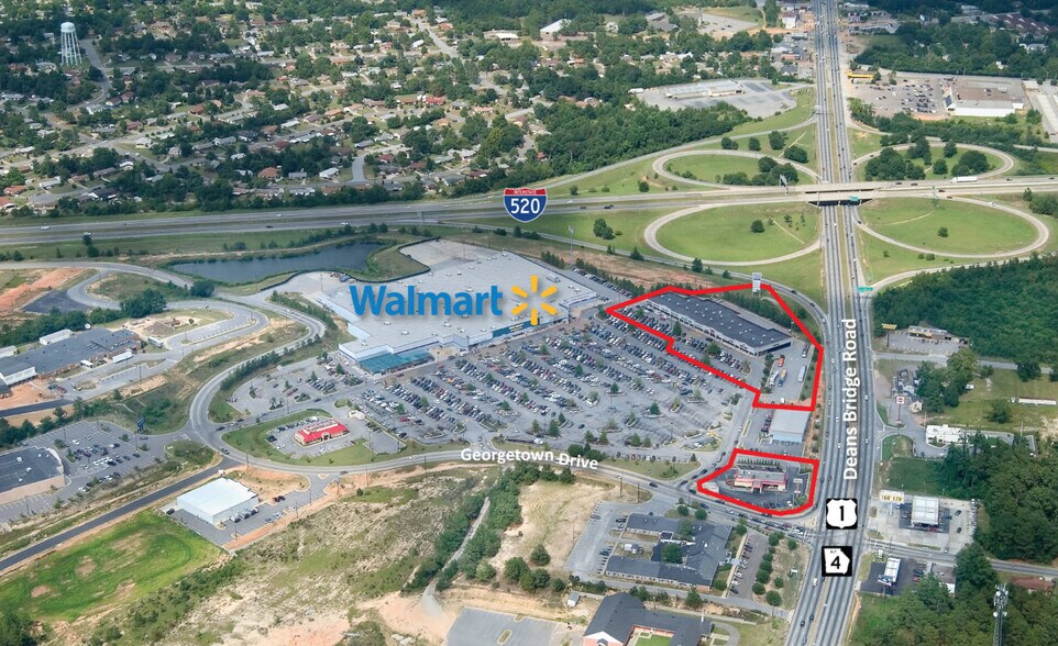 3205-3209 Deans Bridge Rd, Augusta, GA for sale - Aerial - Image 1 of 1