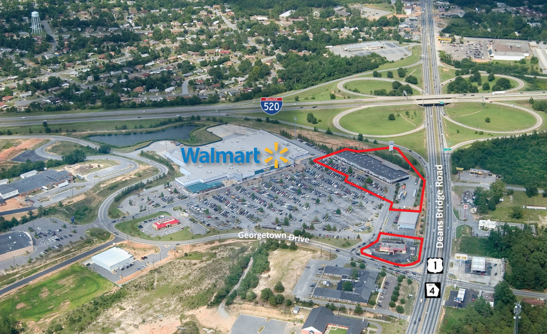 3205-3209 Deans Bridge Rd, Augusta, GA for sale Aerial- Image 1 of 1