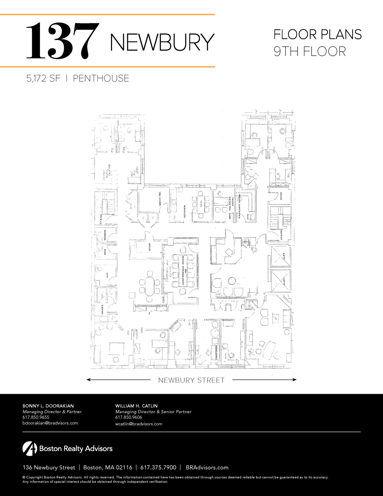 137-141 Newbury St, Boston, MA for lease Floor Plan- Image 1 of 1