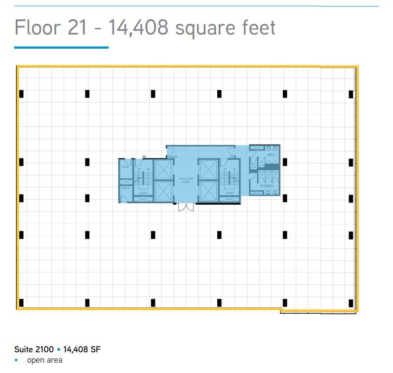 840 7th Ave SW, Calgary, AB for lease Floor Plan- Image 1 of 1
