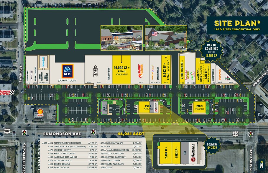 Edmondson Ave, Baltimore, MD for lease - Site Plan - Image 2 of 2