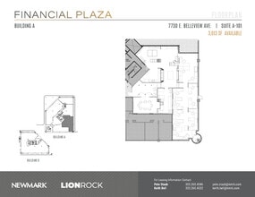 7730 E Belleview Ave, Greenwood Village, CO for lease Floor Plan- Image 1 of 2