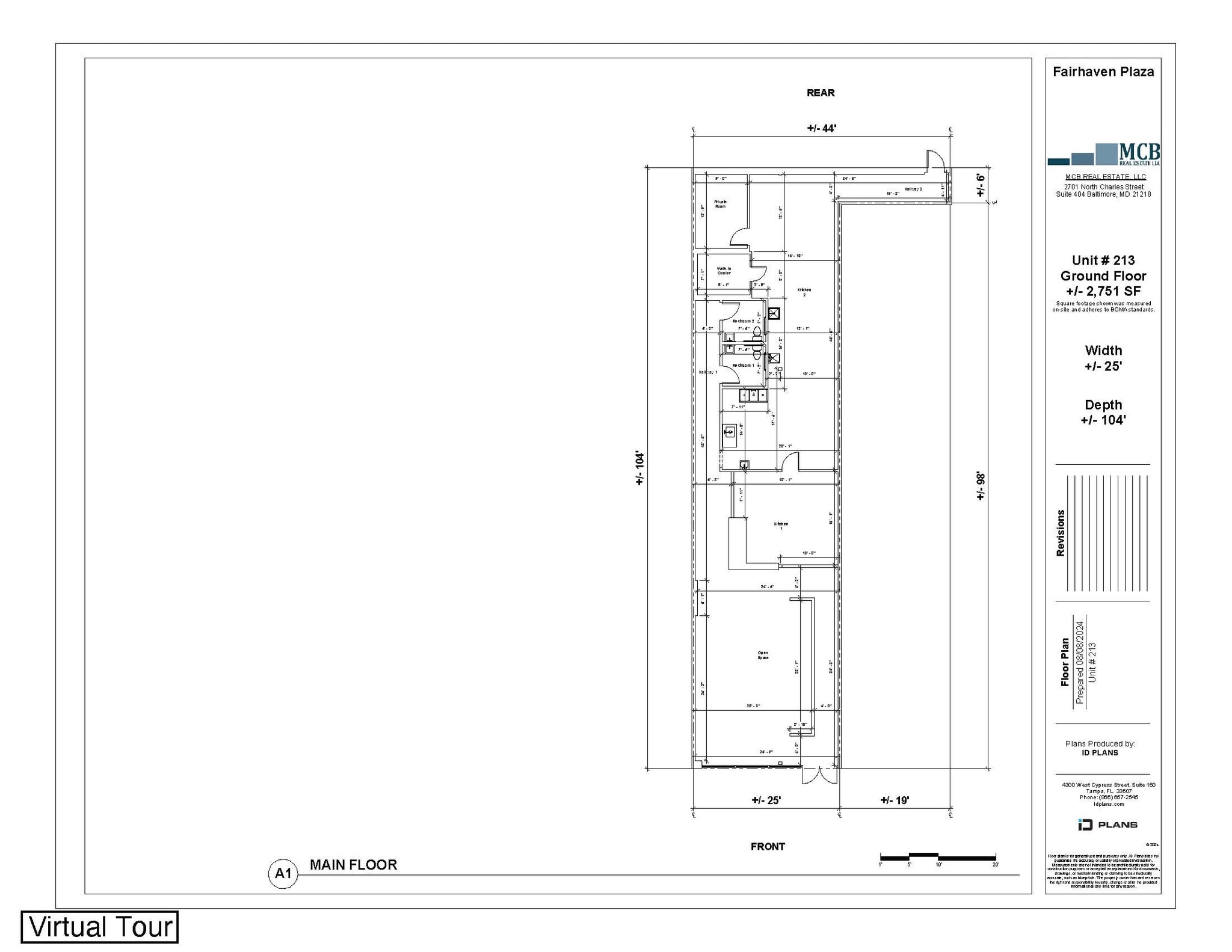 221 Huttleston Ave, Fairhaven, MA for lease Floor Plan- Image 1 of 5