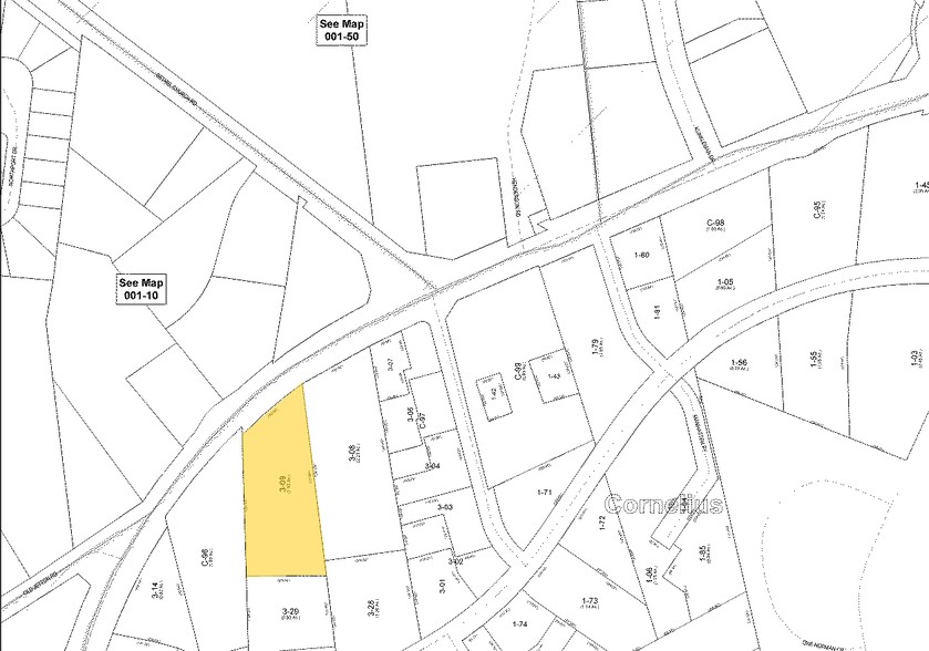 19600 W Catawba Ave, Cornelius, NC for lease - Plat Map - Image 2 of 5