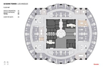 633 W 5th St, Los Angeles, CA for lease Floor Plan- Image 2 of 2