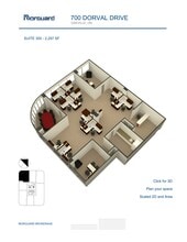 700 Dorval Dr, Oakville, ON for lease Site Plan- Image 1 of 8