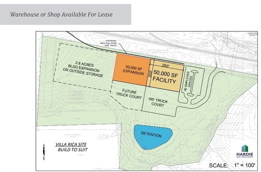 Barber Industrial Ct, Villa Rica, GA for lease - Site Plan - Image 3 of 3