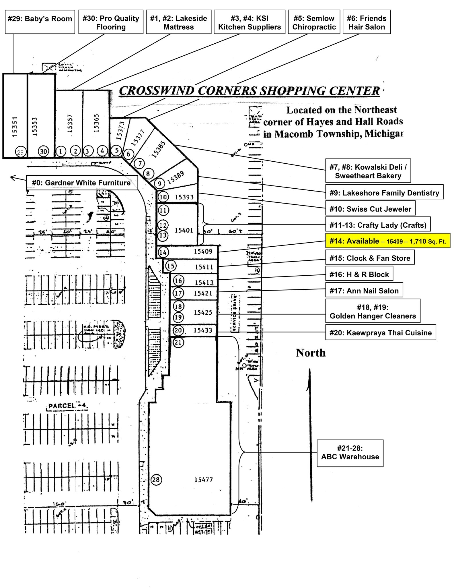 15255-15449 Hall Rd, Macomb Township, MI for lease Site Plan- Image 1 of 1