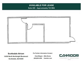 14300 N Northsight Blvd, Scottsdale, AZ for lease Floor Plan- Image 1 of 1