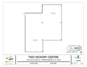 1750 Valley View Ln, Farmers Branch, TX for lease Floor Plan- Image 2 of 2