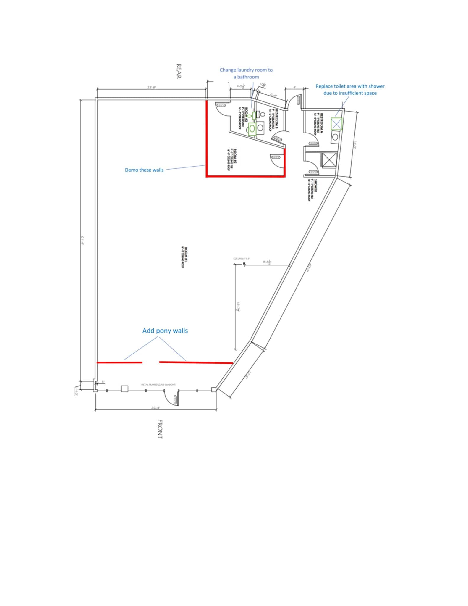 1700-1760 Mall Cir, Fort Worth, TX for lease Floor Plan- Image 1 of 1