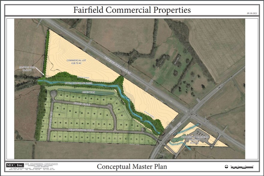 Hwy 437 and Fairfield Pike, Shelbyville, TN for sale - Plat Map - Image 2 of 8