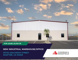 More details for 30732 San Diego st, Shafter, CA - Industrial for Lease
