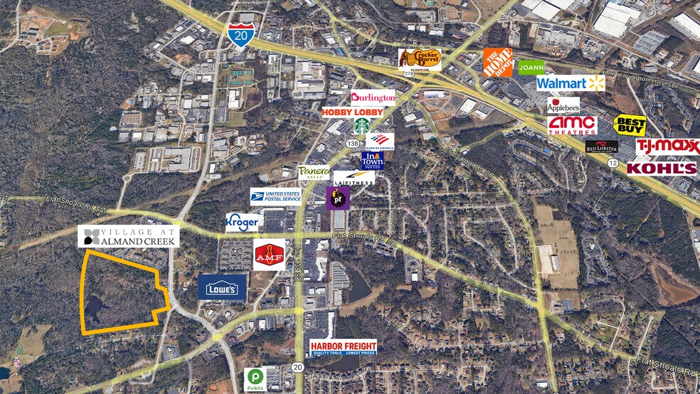 SW Parker rd, Conyers, GA for sale - Aerial - Image 2 of 3