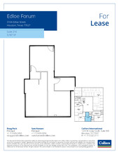 3100 Edloe St, Houston, TX for lease Floor Plan- Image 1 of 1