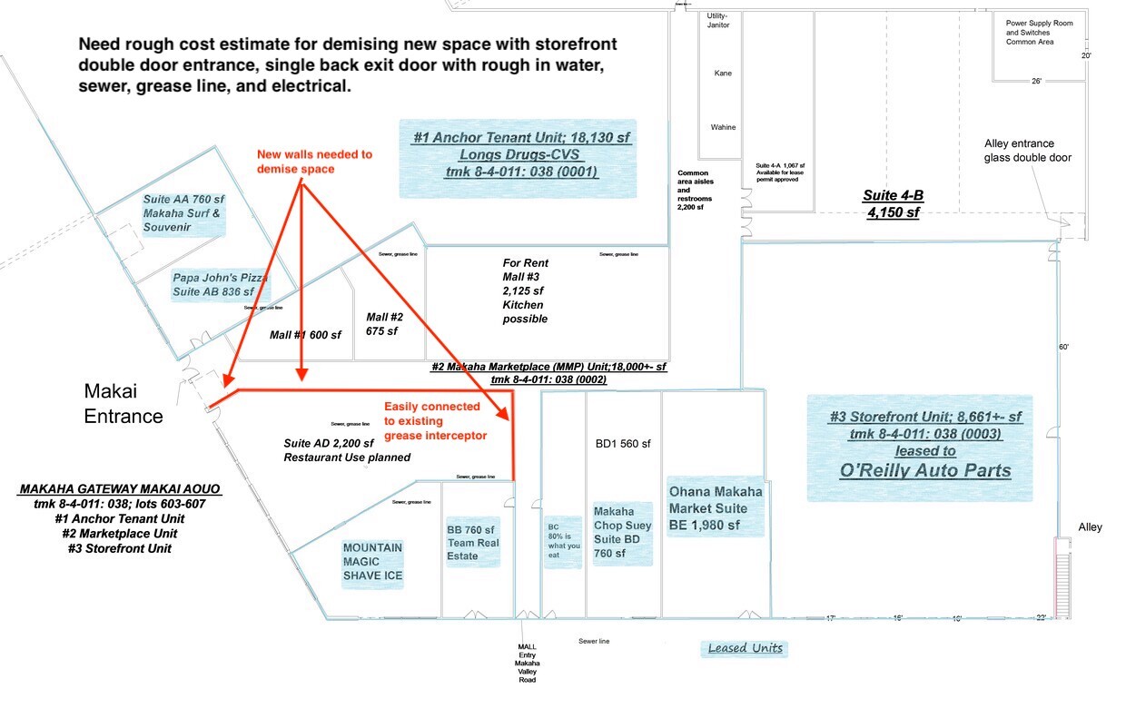 84-1170 Farrington Hwy, Waianae, HI for lease Floor Plan- Image 1 of 1