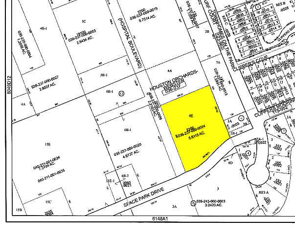 2200 Space Park Dr, Houston, TX for lease - Plat Map - Image 2 of 5