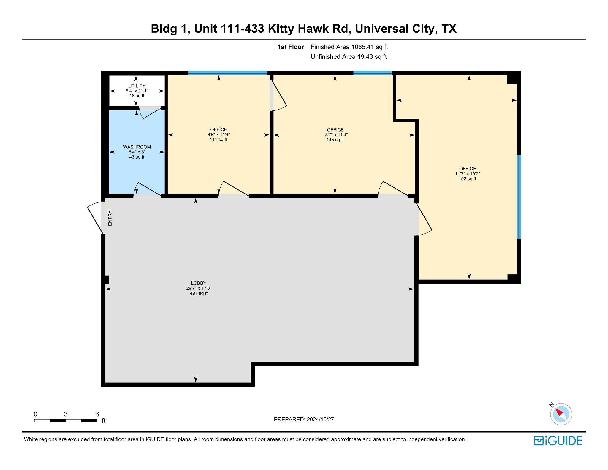 433 Kitty Hawk Rd, Universal City, TX for lease Site Plan- Image 1 of 1