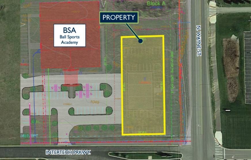 Intertech Pkwy & North Wayne St, Angola, IN for sale - Aerial - Image 1 of 1