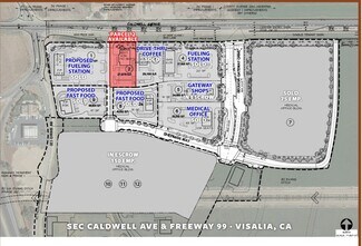More details for SEC Caldwell Ave & Hwy 99, Visalia, CA - Land for Lease