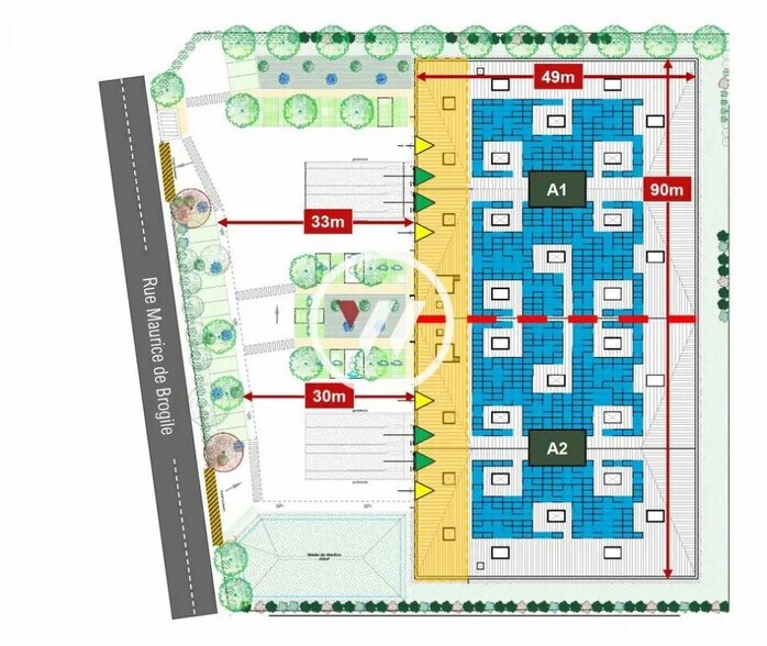 Industrial in Aulnay-sous-Bois for lease - Site Plan - Image 2 of 2