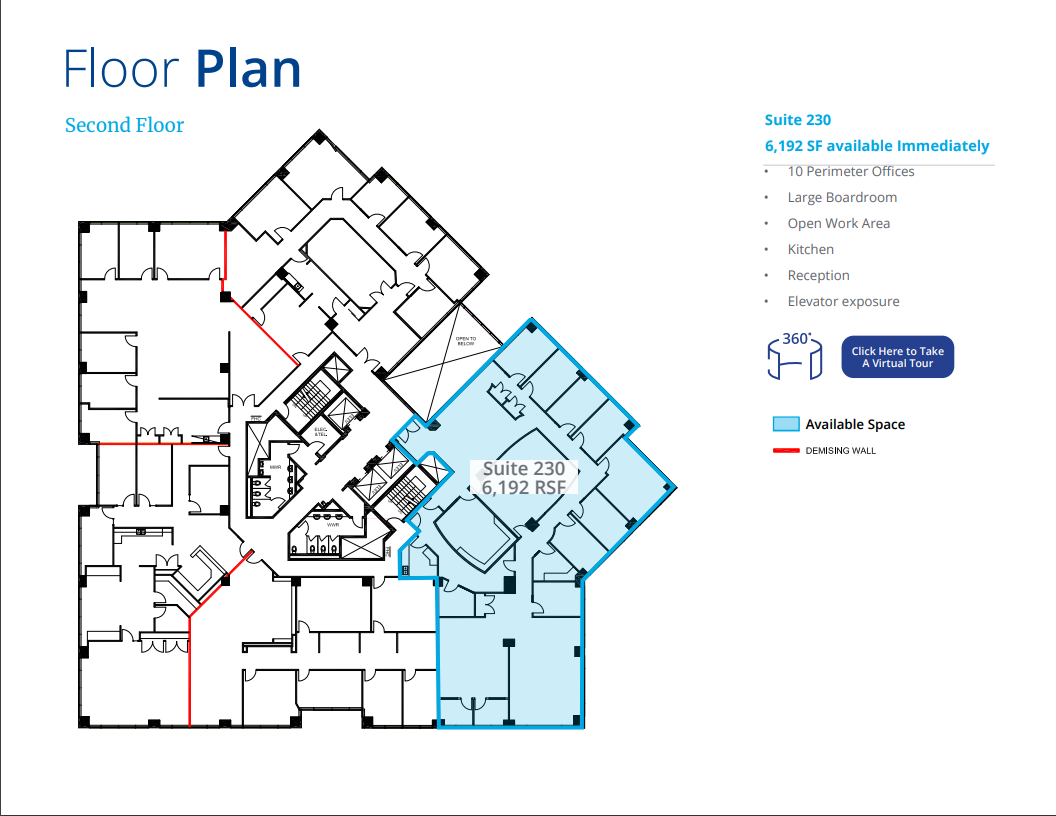 175 Commerce Valley Dr W, Markham, ON for lease Floor Plan- Image 1 of 1