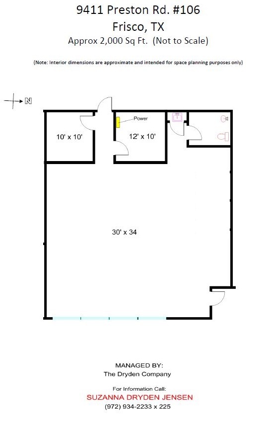 9411 Preston Rd, Frisco, TX for lease Floor Plan- Image 1 of 1