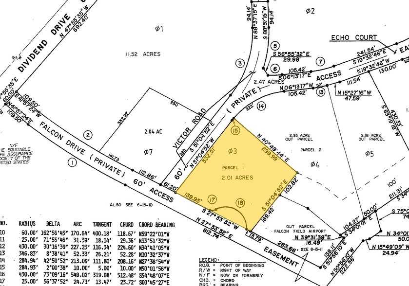 6 Falcon Dr, Peachtree City, GA for lease - Plat Map - Image 2 of 6