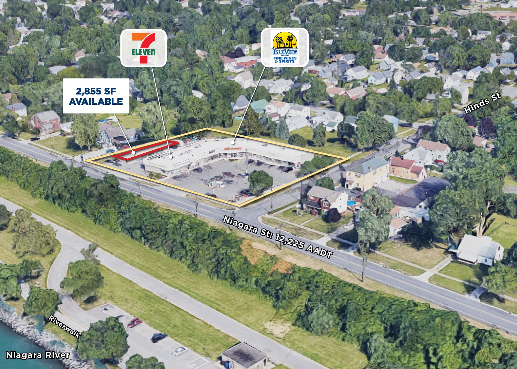 533 Niagara St, Tonawanda, NY for lease Aerial- Image 1 of 3