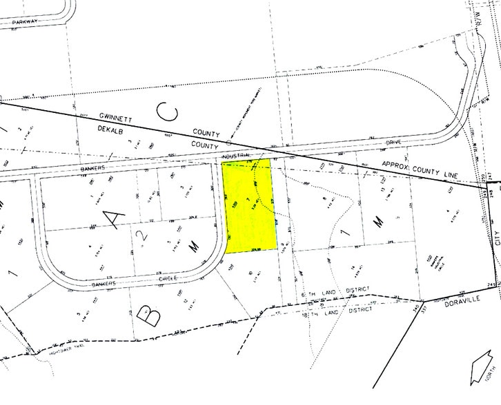 4300 Bankers Cir, Atlanta, GA for lease - Plat Map - Image 2 of 8