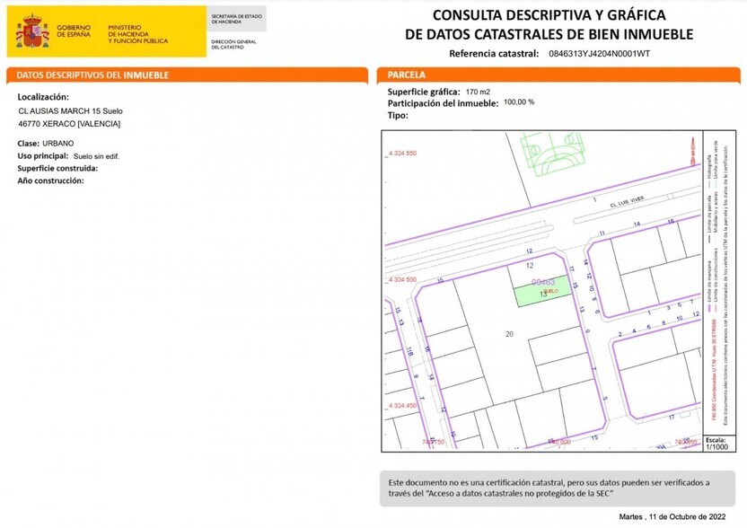 Land in Xeraco for sale - Building Photo - Image 3 of 4