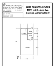 13711-13721 Alma Ave, Gardena, CA for lease Floor Plan- Image 1 of 2