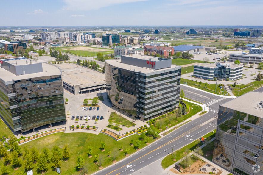 100 Commerce Valley Dr W, Markham, ON for lease - Aerial - Image 2 of 8