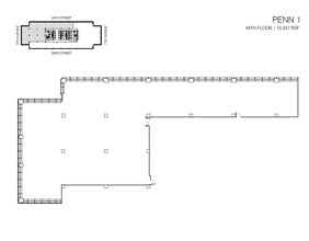 PENN 1, New York, NY for lease Floor Plan- Image 1 of 2