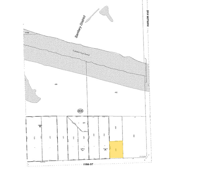 7202 W College Dr, Palos Heights, IL for lease - Plat Map - Image 3 of 10