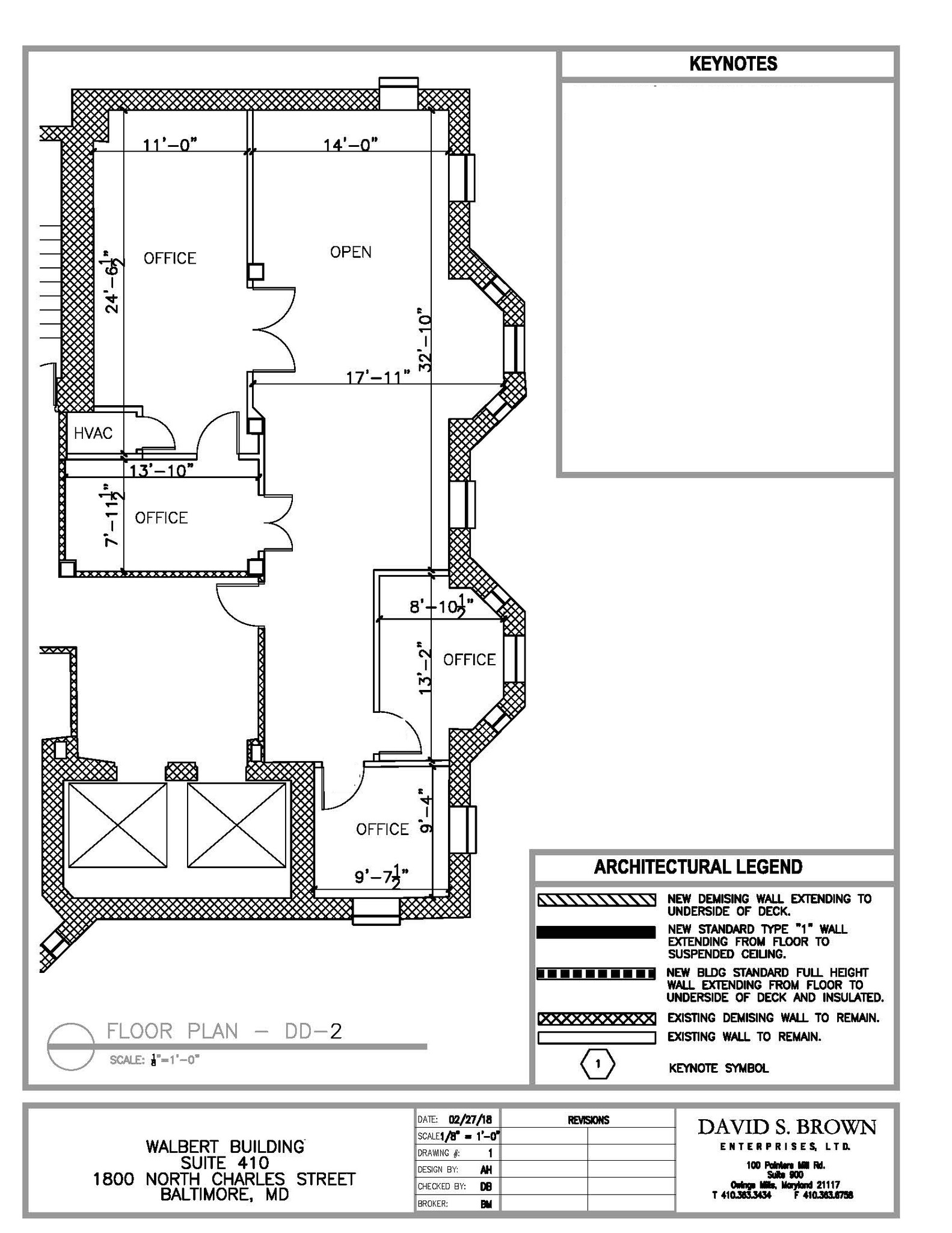 1800 N Charles St, Baltimore, MD for lease Floor Plan- Image 1 of 1