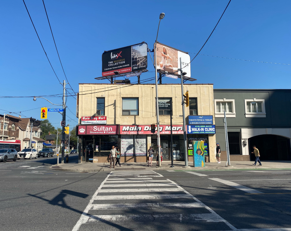 2558 Danforth Av, Toronto, ON for lease Building Photo- Image 1 of 2