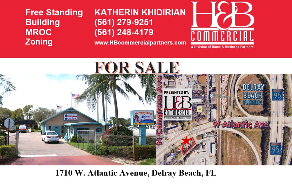 1710 W Atlantic Ave, Delray Beach, FL for sale - Building Photo - Image 1 of 9
