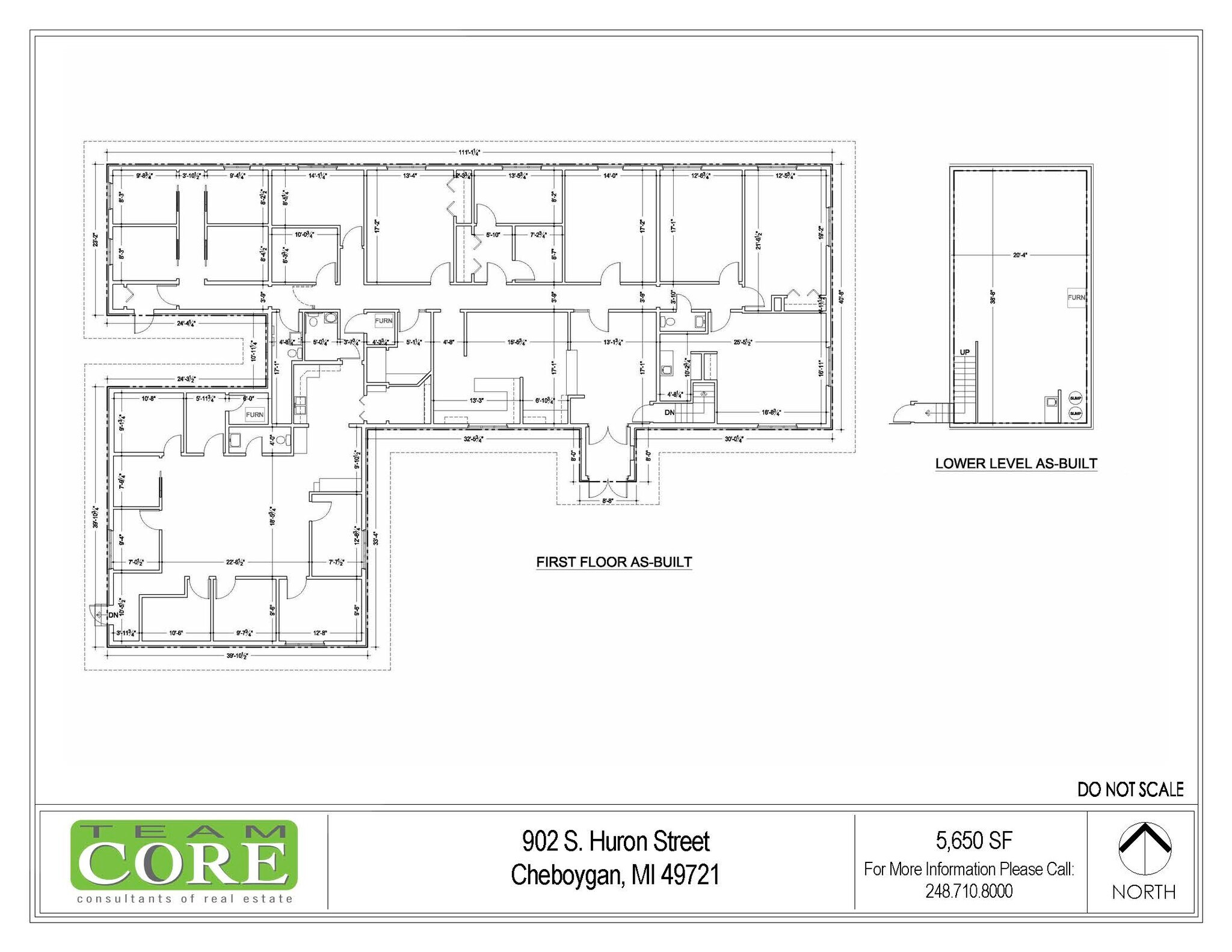 902 S Huron St, Cheboygan, MI for lease Floor Plan- Image 1 of 1