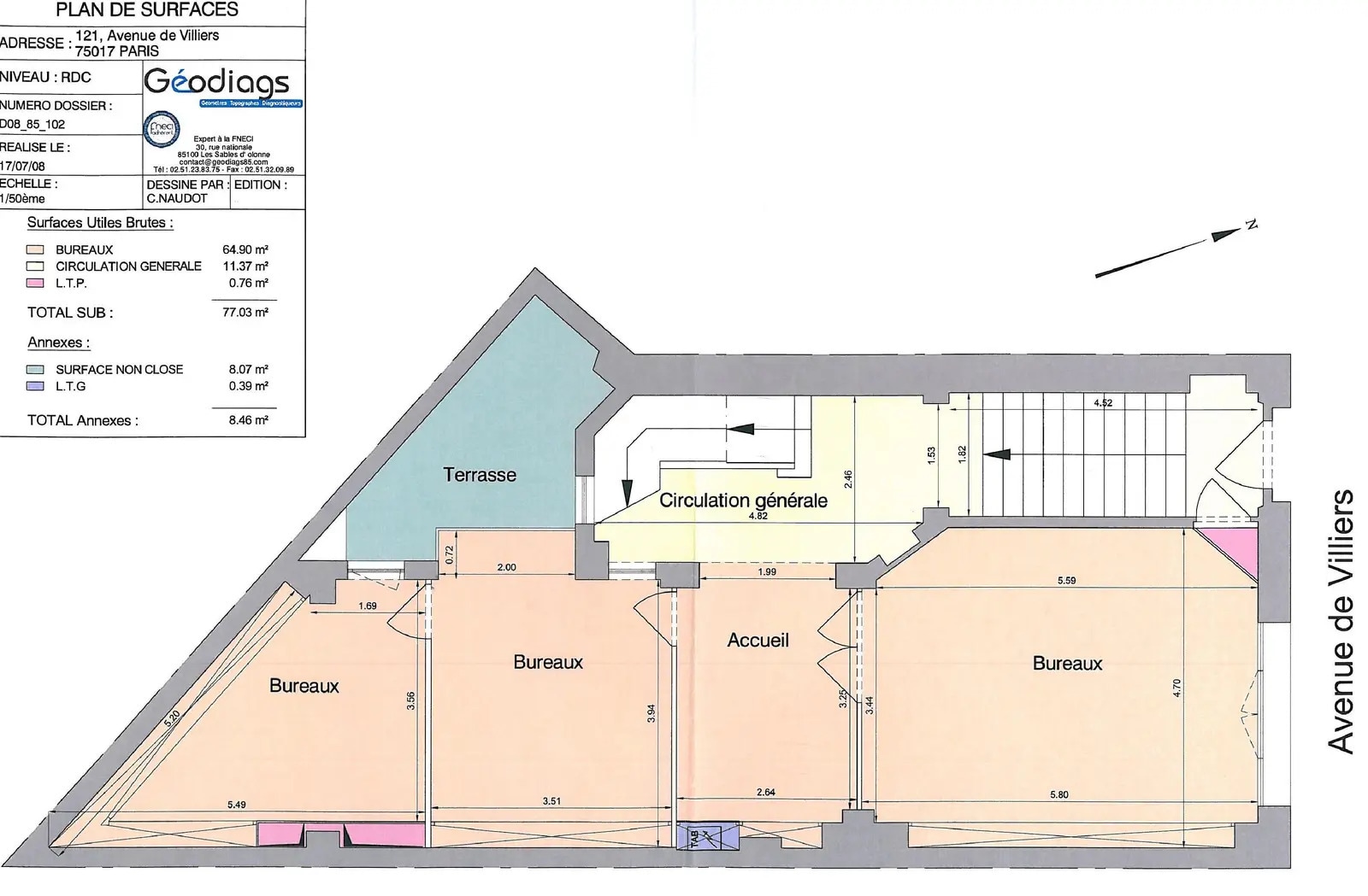 121 Avenue De Villiers, Paris for sale Floor Plan- Image 1 of 26