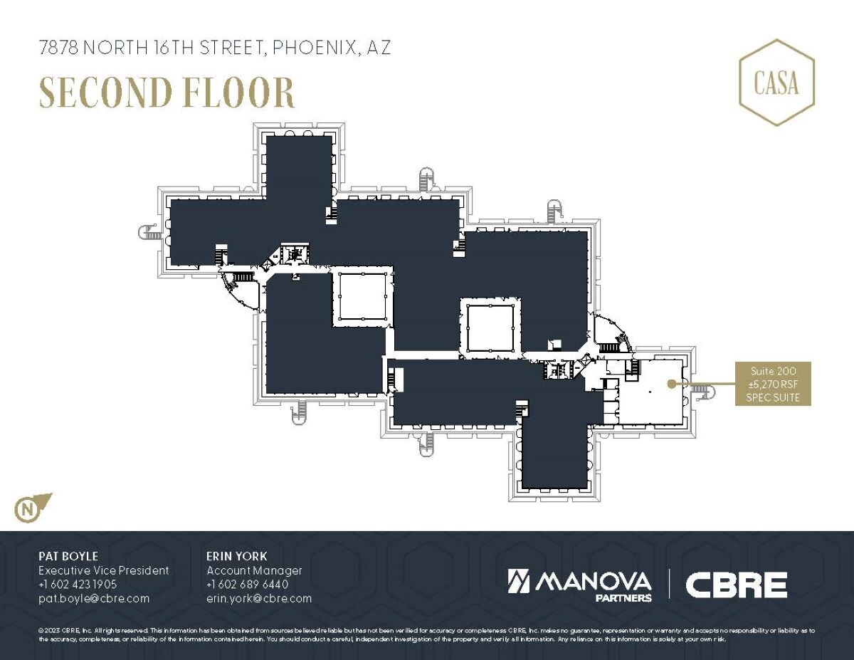 7878 N 16th St, Phoenix, AZ for lease Floor Plan- Image 1 of 2