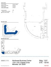 1335 Capital Circle, Marietta, GA for lease Floor Plan- Image 1 of 1
