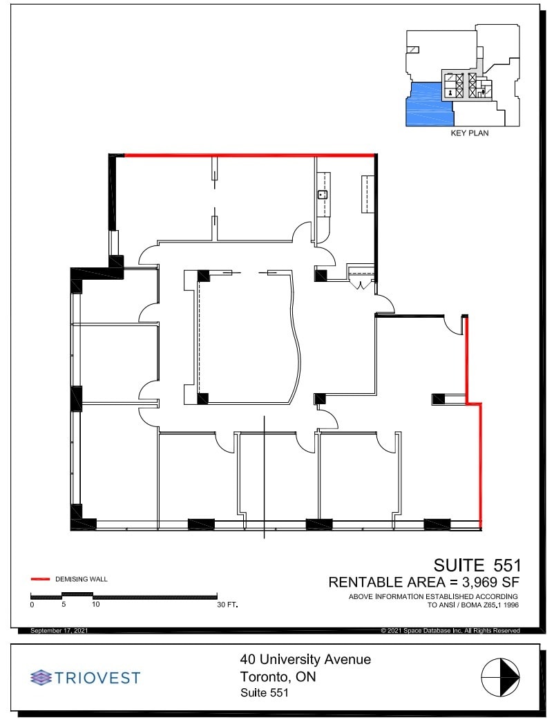 40 University Ave, Toronto, ON for lease Floor Plan- Image 1 of 1